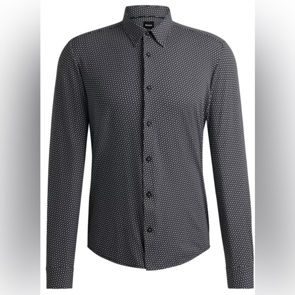 Boss Slim Fit Stretch Long Sleeve Button Down - Picture 2 of 12